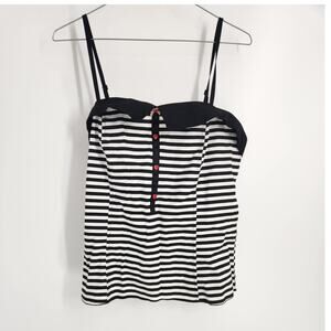 True Love Striped Spaghetti Strap Tank Top Womens Size Extra Large XL
